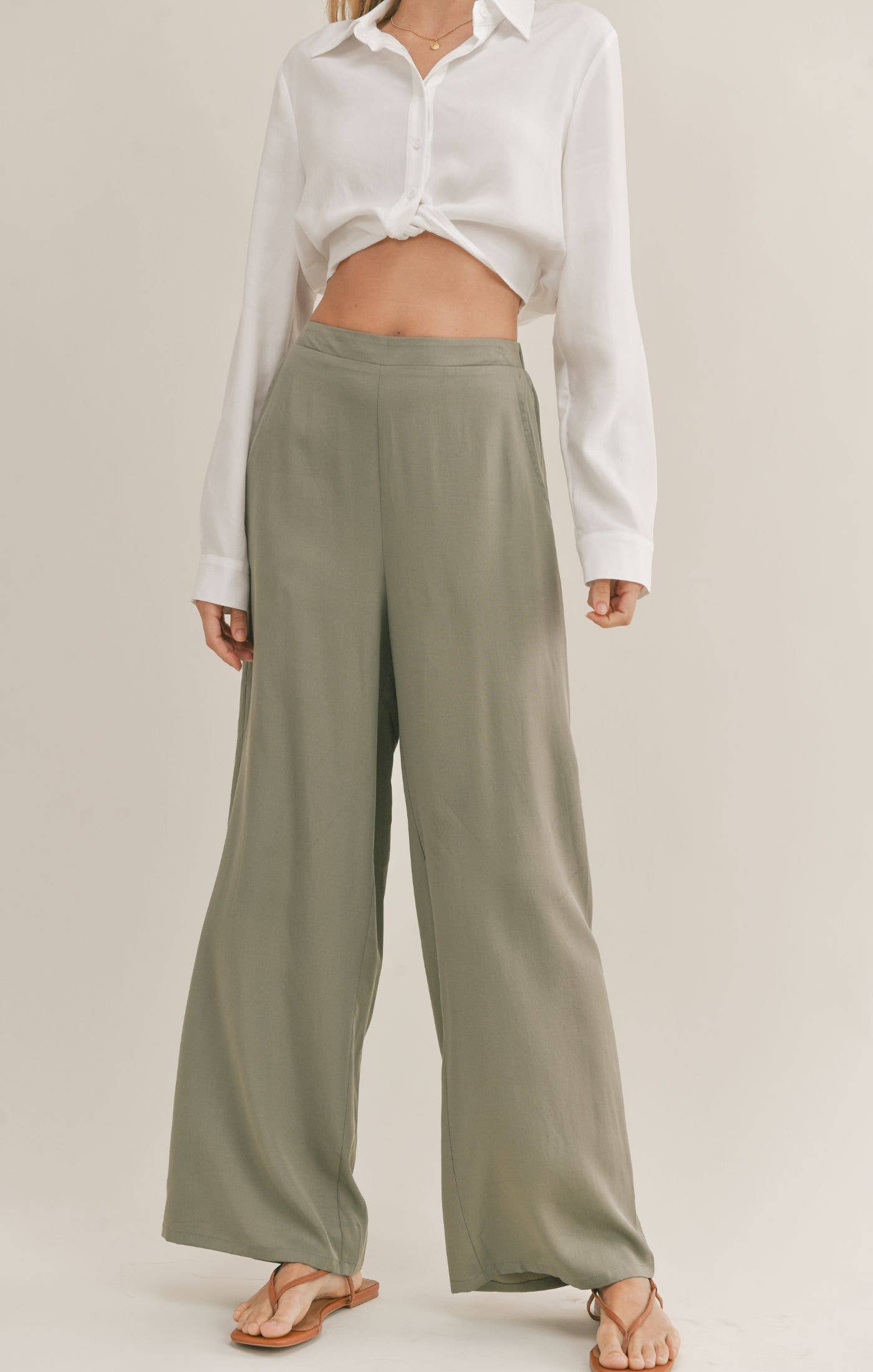Lighthouse Pants in Olive