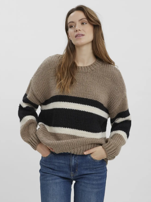 Cafe Colorblock Sweater